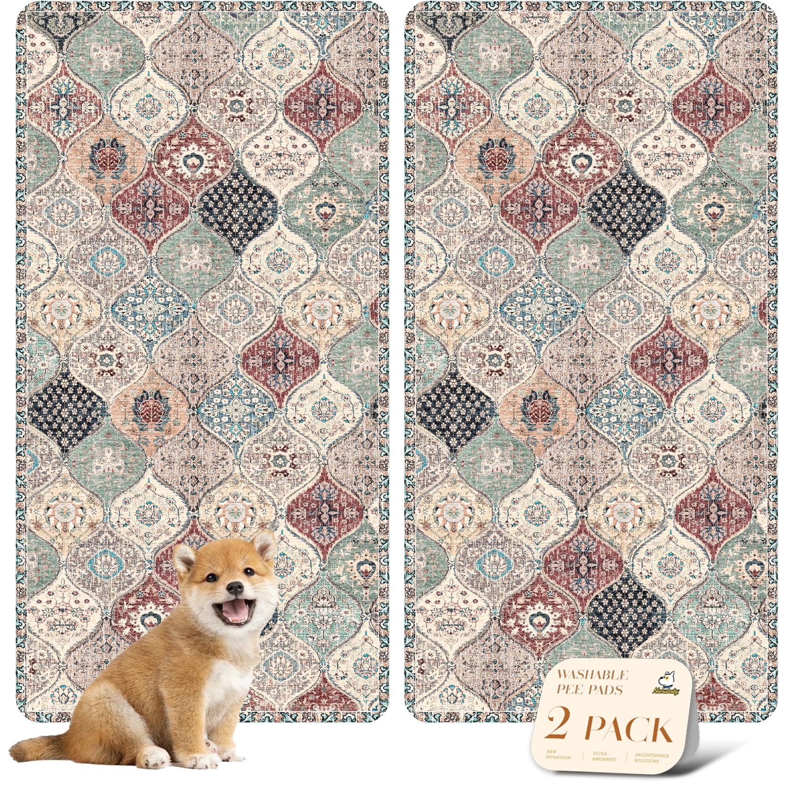 nunubaby pads lavables para perros, diseño moderno y práctico para el hogar.