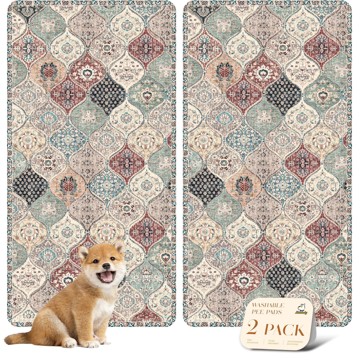 nunubaby pads lavables para perros, diseño moderno y práctico para el hogar.