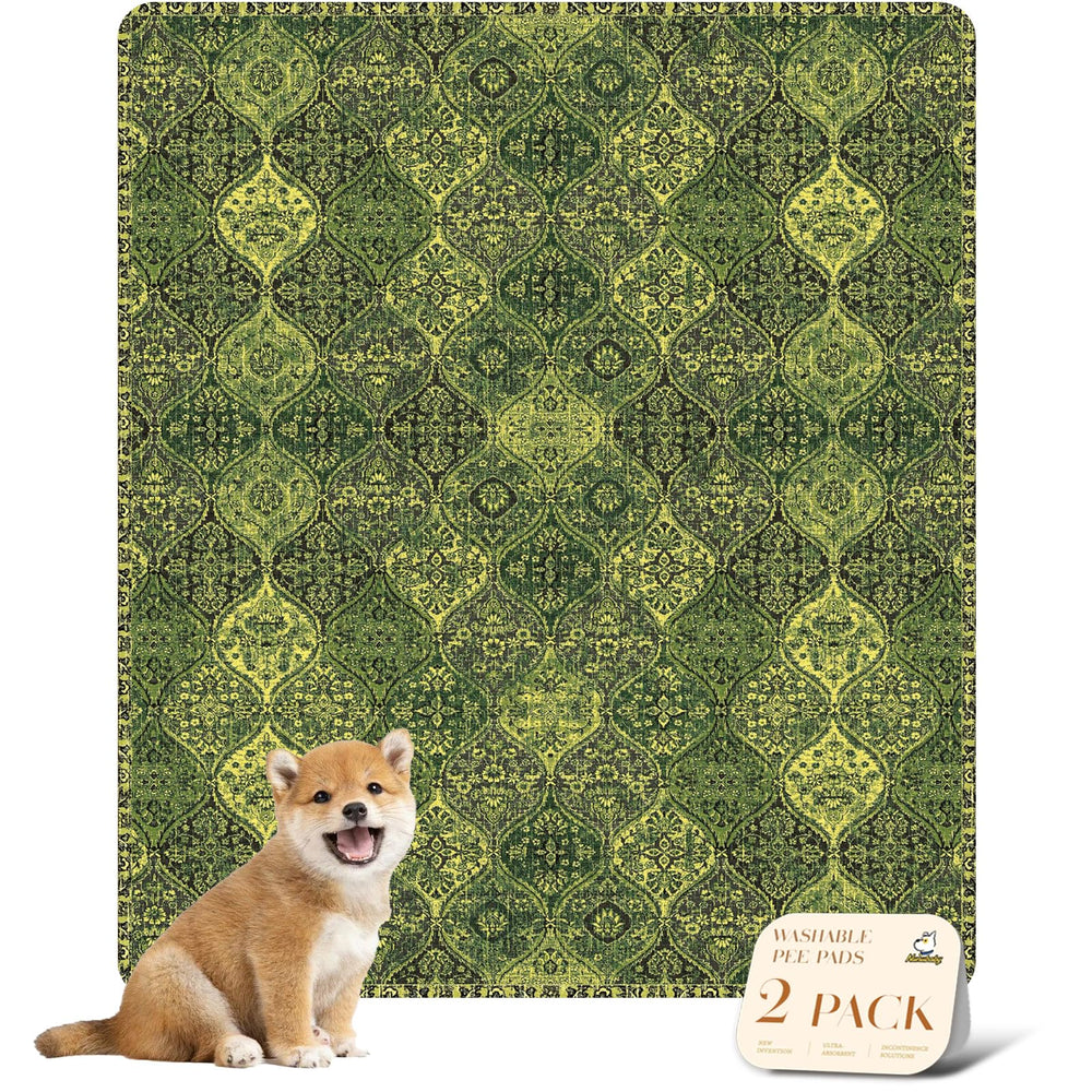 Nunubaby tapete higienico lavable para perros 31x36, protege su suelo y añade estilo.