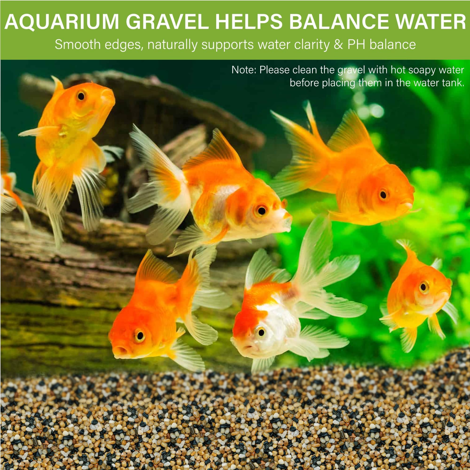 Grava NUPICK para acuario: pH estable para un hábitat neutro.