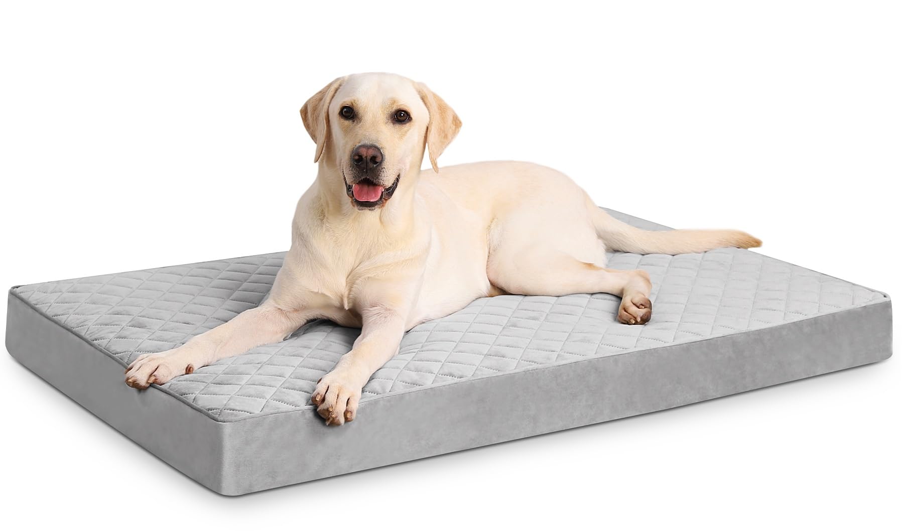 NUPIDA almohadón ortopédico para perros grandes con acolchado en forma de panal.