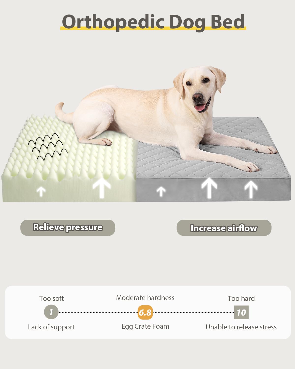 NUPIDA base antideslizante mantiene estable la cama durante el descanso.