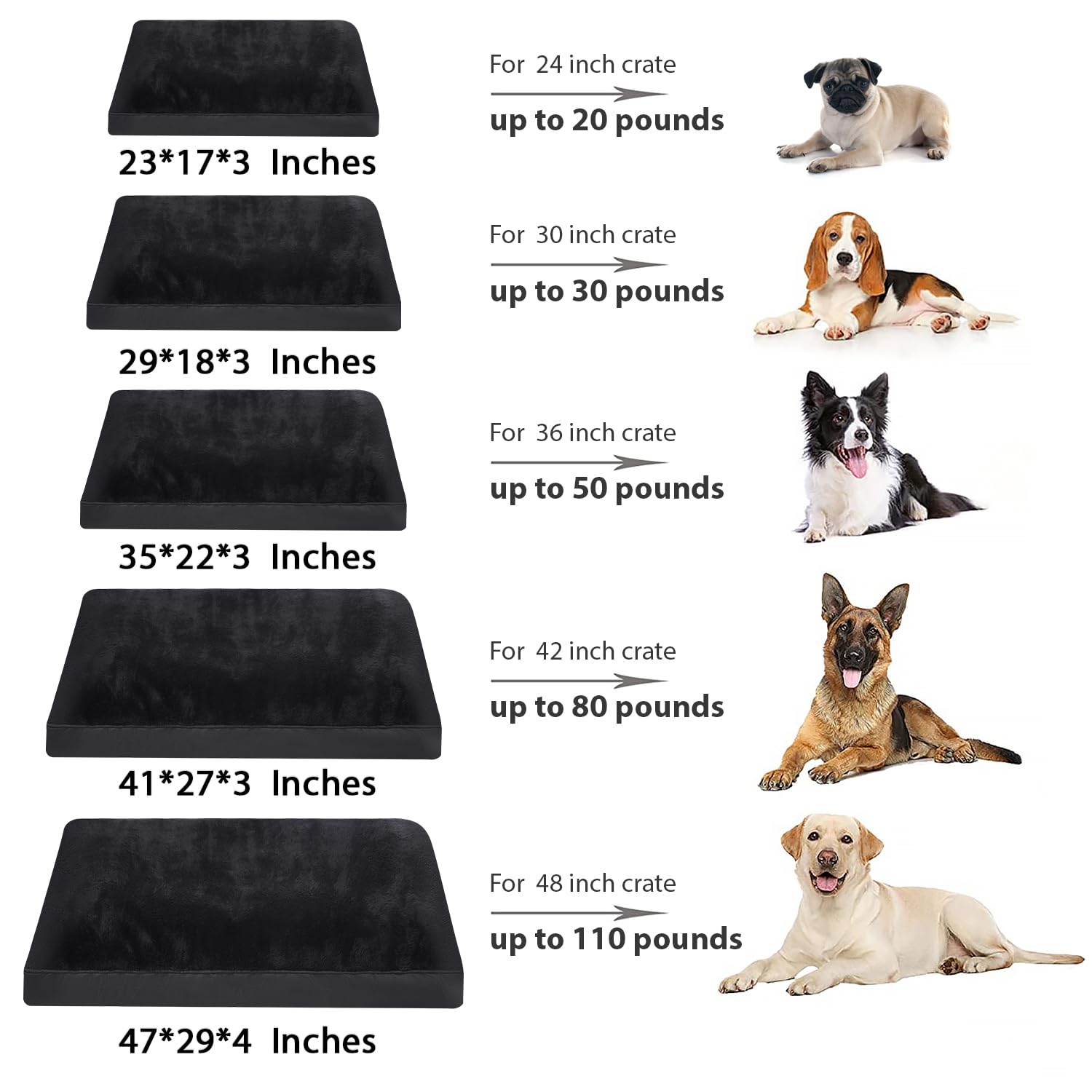 Cama NUPIDA en color negro, diseño versátil para cualquier jaula.