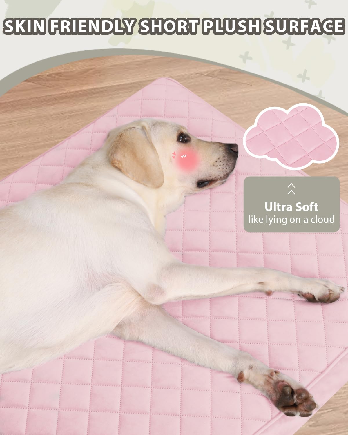 NUPIDA Cama XL para perros con funda lavable y removible.