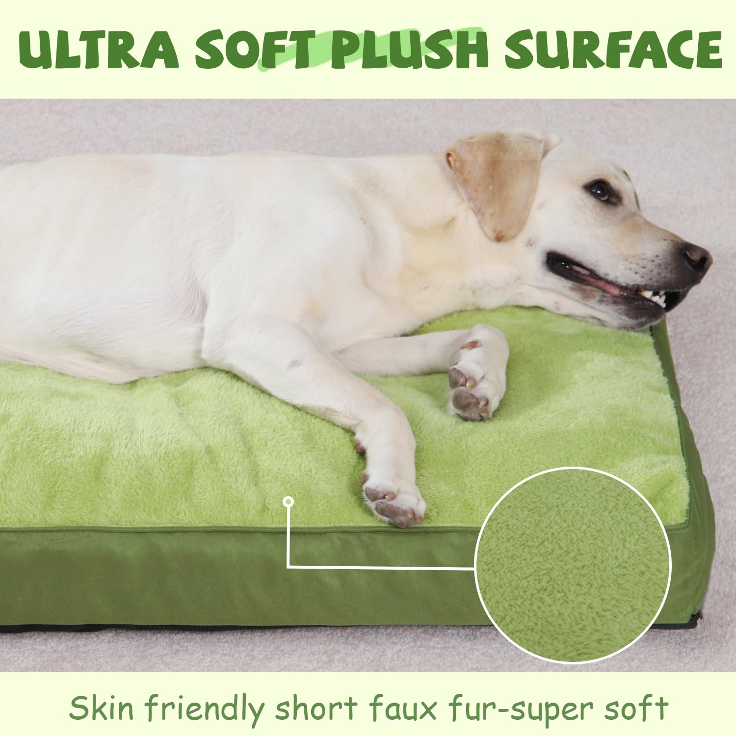 NUPIDA funda desmontable lavable para cama perro, facilita limpieza.