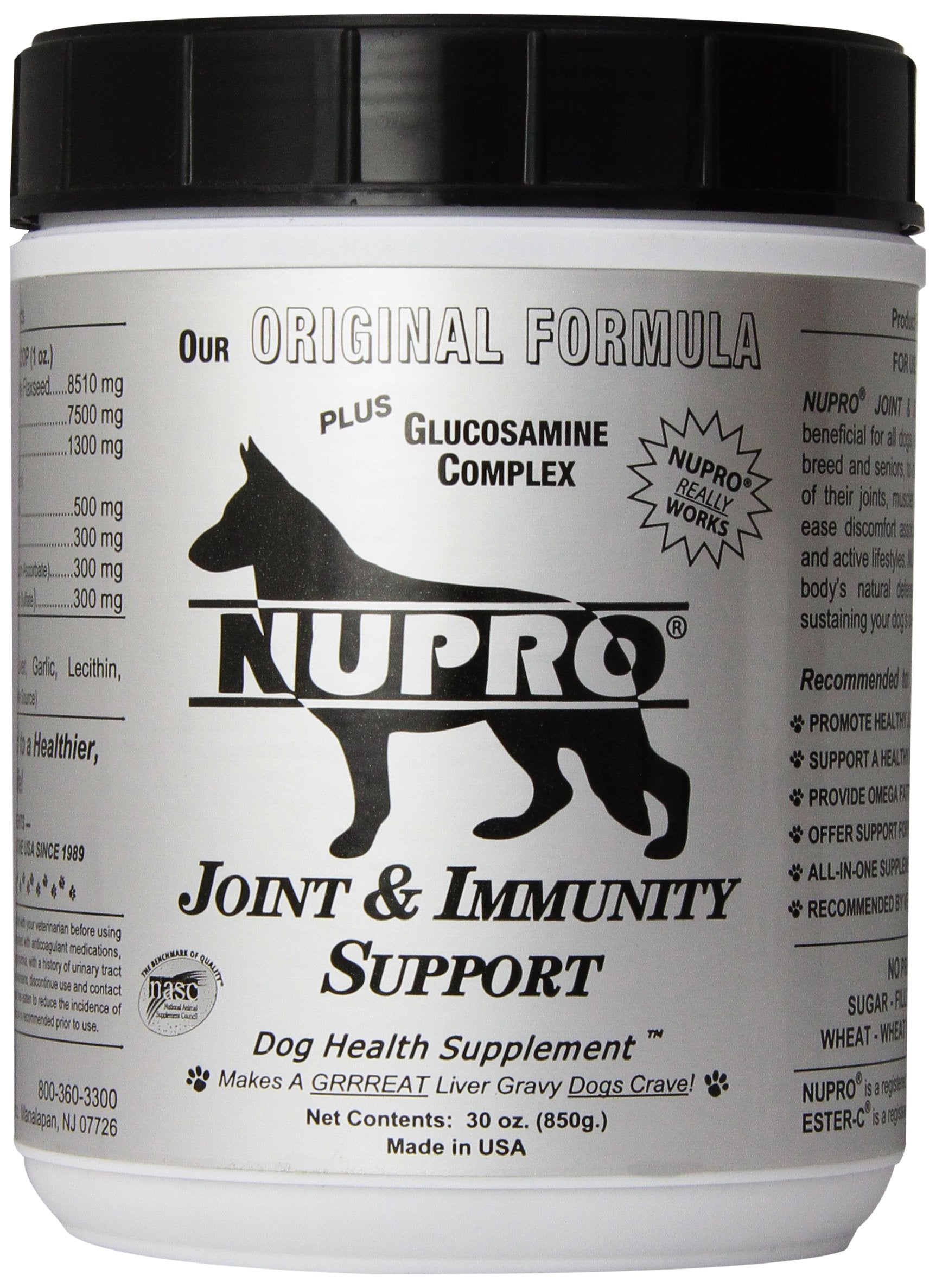 Nupro, botella de apoyo articular facilita movilidad diaria de tu perro.
