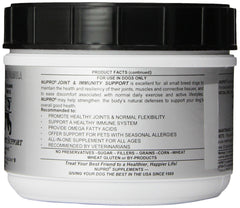 Nupro contiene glucosamina, MSM y Ester-C para articulaciones.