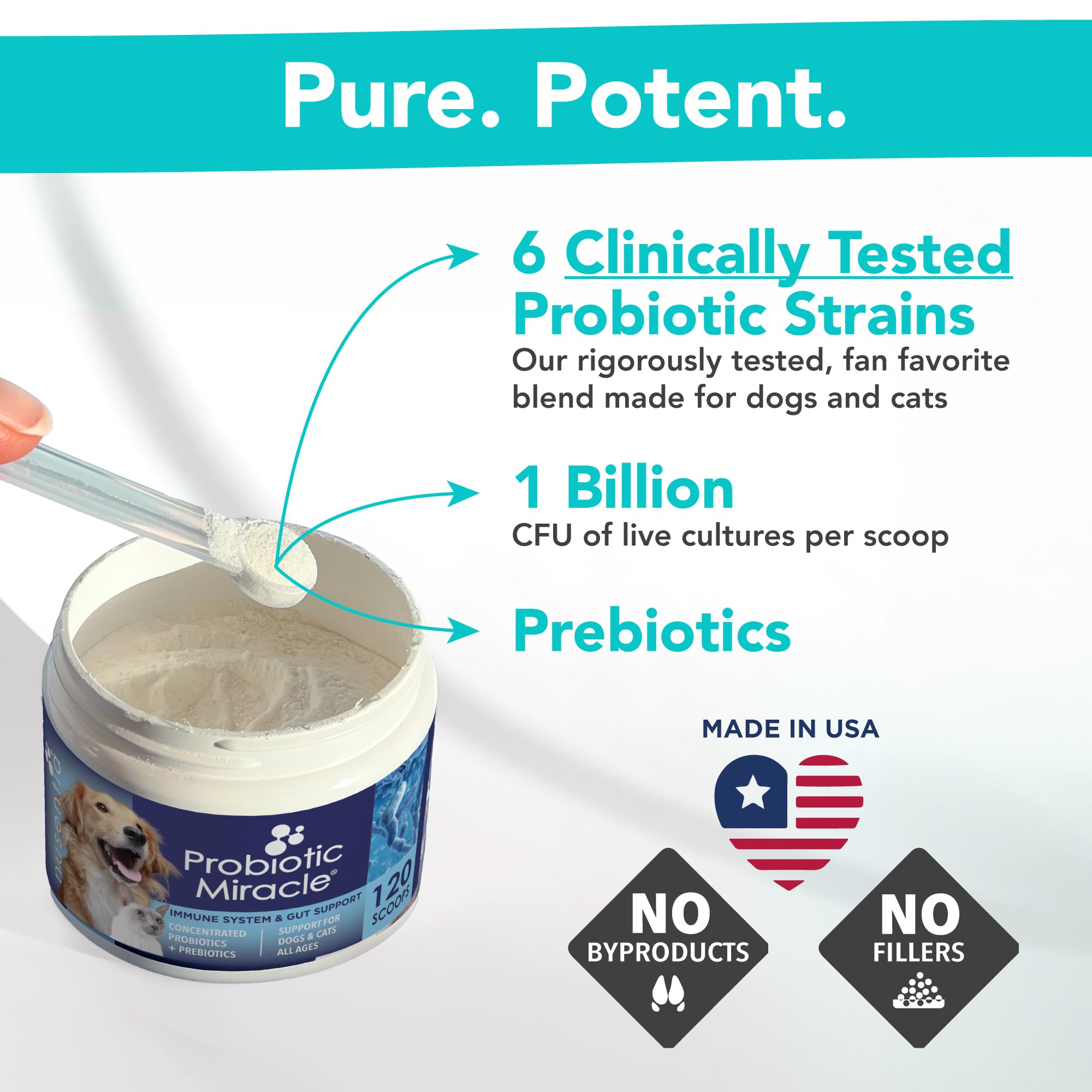 Mezcla Nusentia Probioticos con la comida para facilitar la ingesta