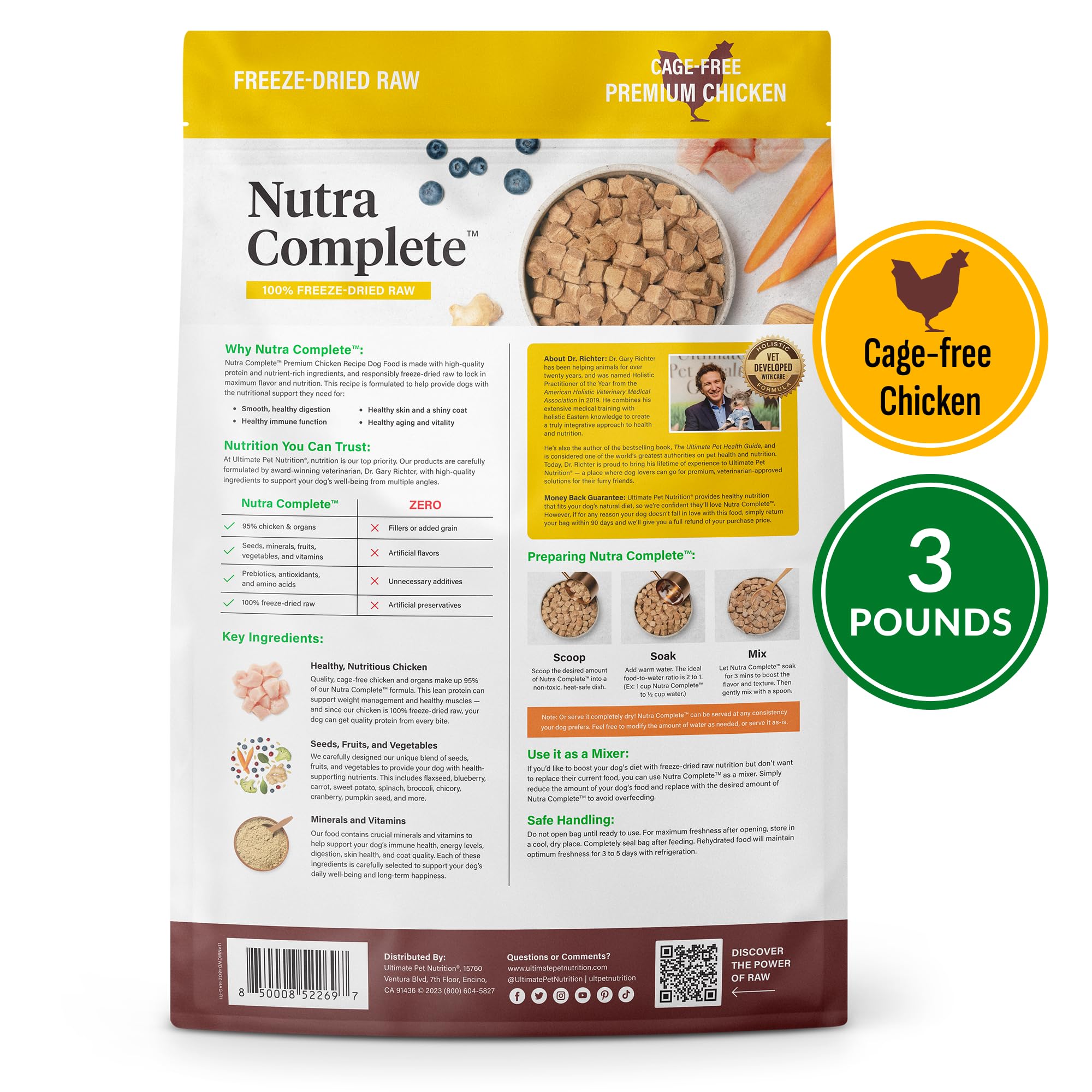 Nutra Complete antioxidantes y prebióticos para apoyo diario