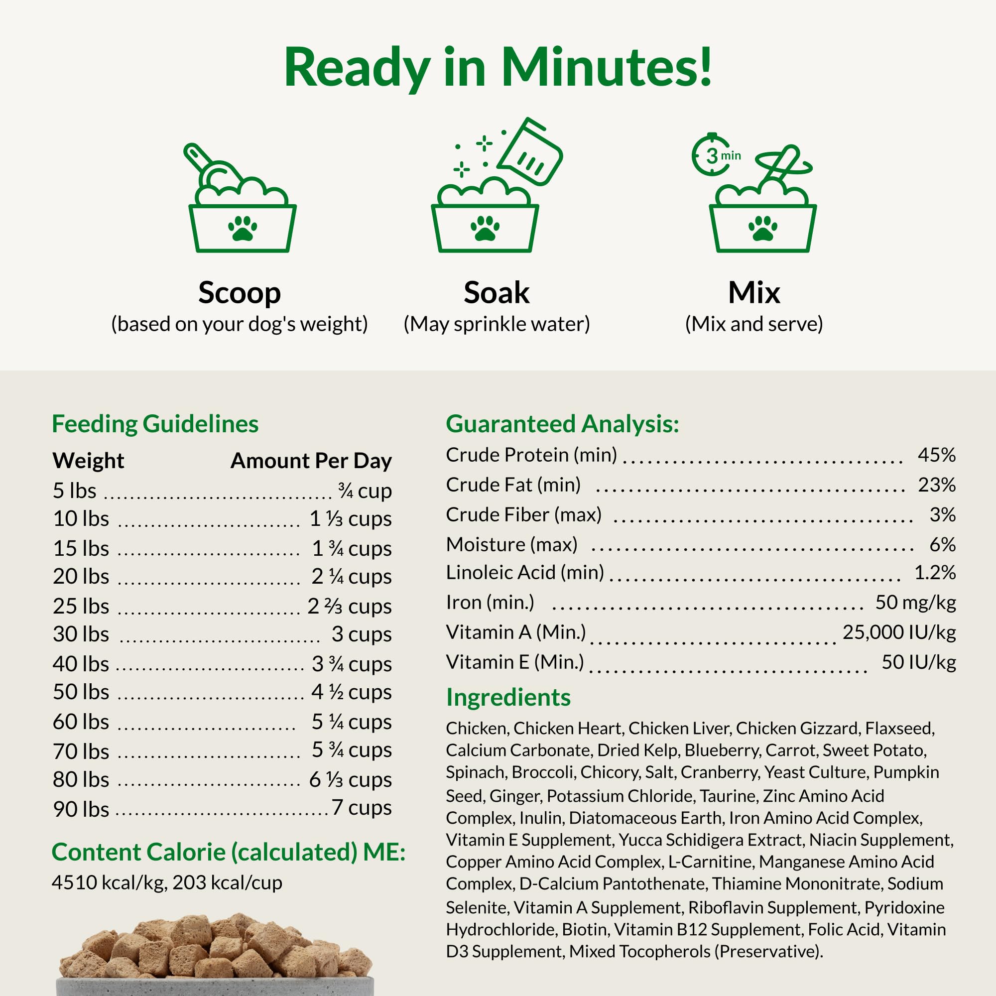 Nutra Complete mezcla de semillas, frutas y verduras para nutrientes variados.