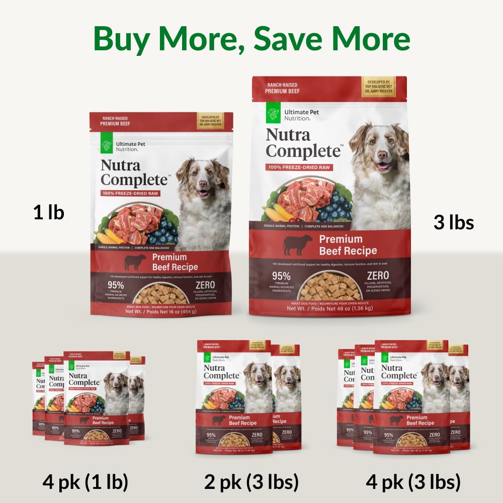 Nutra Complete como alimento o mezcla para enriquecer la dieta.