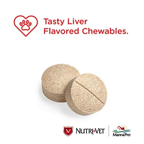 Nutri-Vet Aspirina masticable con sabor a hígado, aceptación en perros grandes.