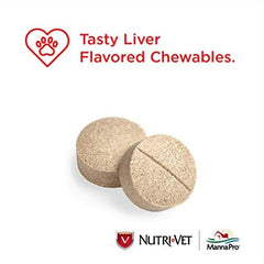 Nutri-Vet Aspirina masticable con sabor a hígado, aceptación en perros grandes.