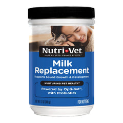 Nutri-Vet Leche Reemplazo Gatitos – empaque práctico para cuidado diario.