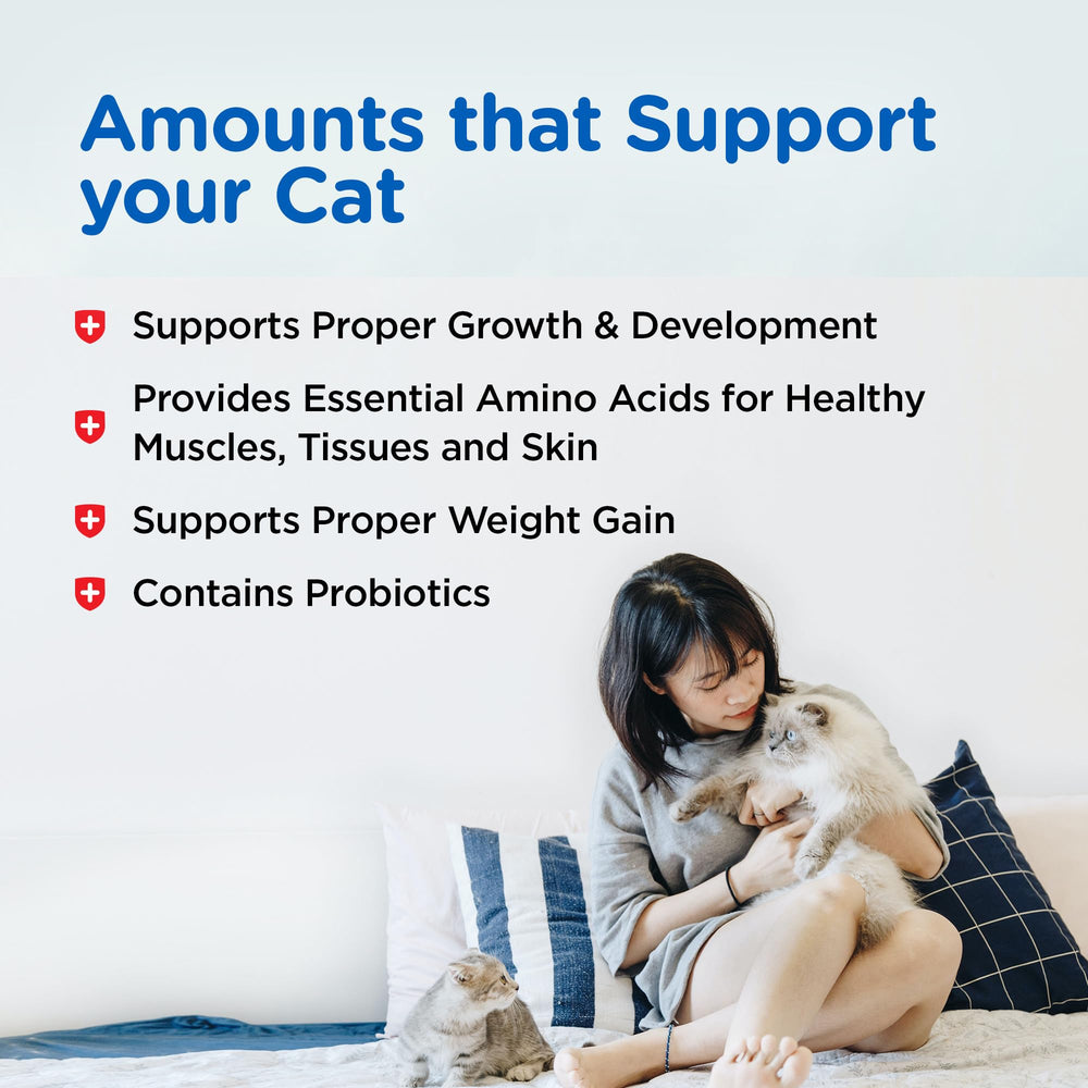 Nutri-Vet Leche Reemplazo Gatitos – para lactancia y cuidado diario.