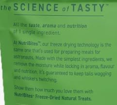 Nutribite Higado de Res Liofilizado, premio diario para gatos.