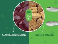 Nutribite Higado de Res Liofilizado, premio diario para perros.