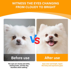 Nutridog: aceite de higado de bacalao para ojos de perro, calma irritaciones.