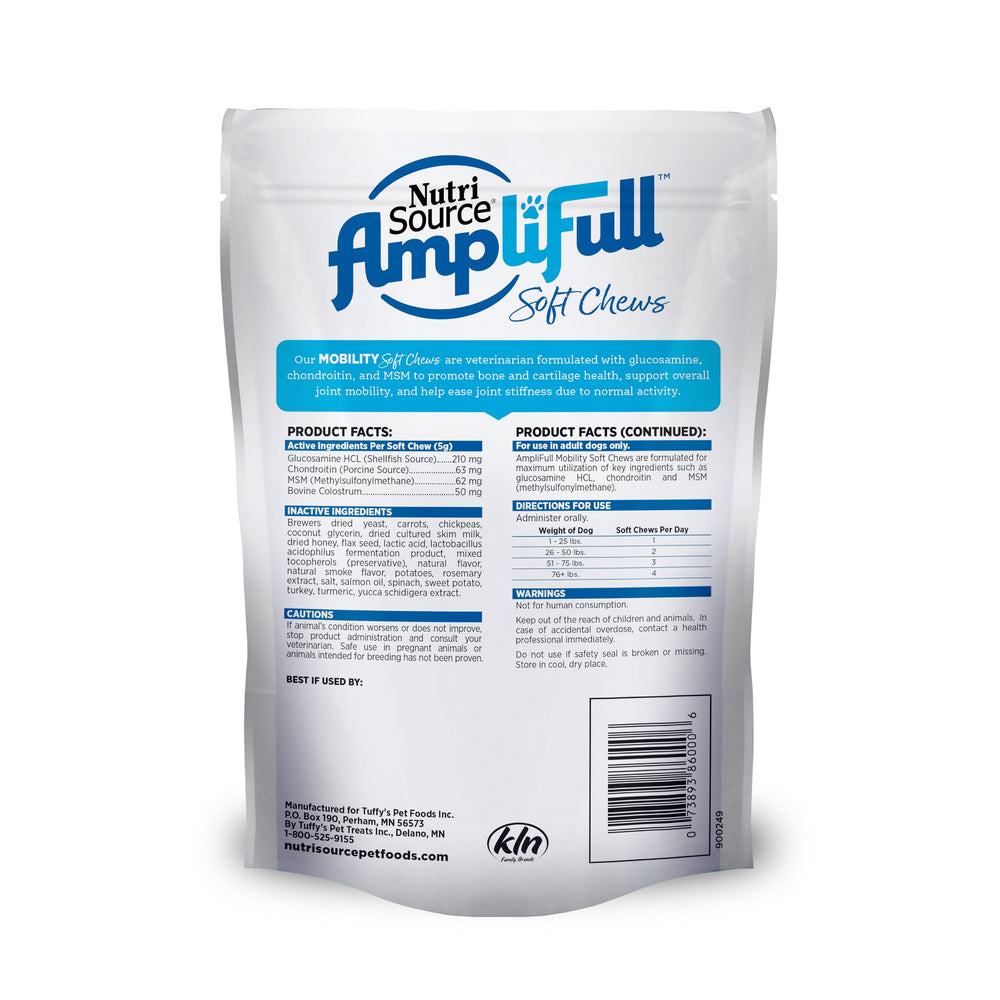 NutriSource AmpliFull botella con 70 premios