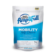 NutriSource AmpliFull sabor pavo, premios para movilidad diaria del perro