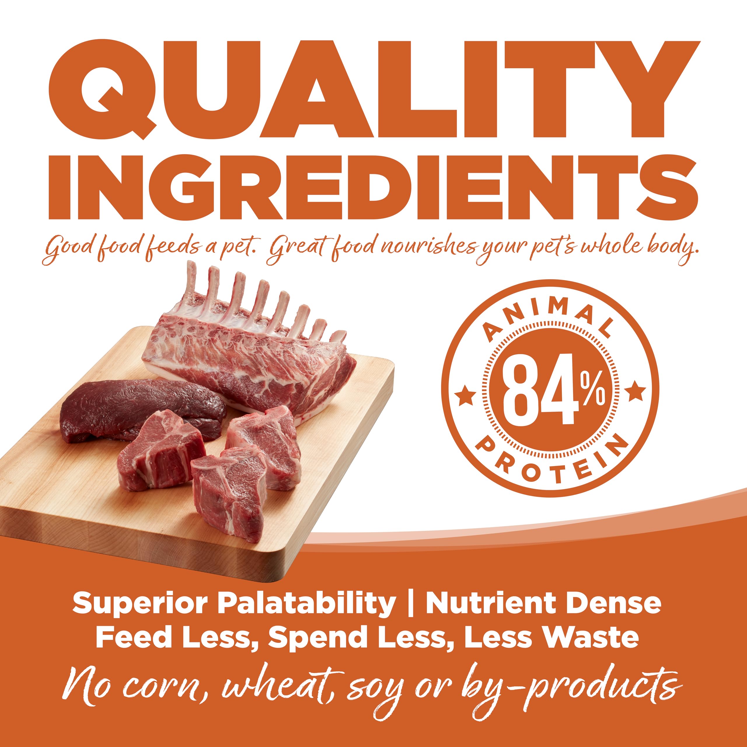 NutriSource Element Series Outback Trails mezcla prebiótica para digestión saludable.
