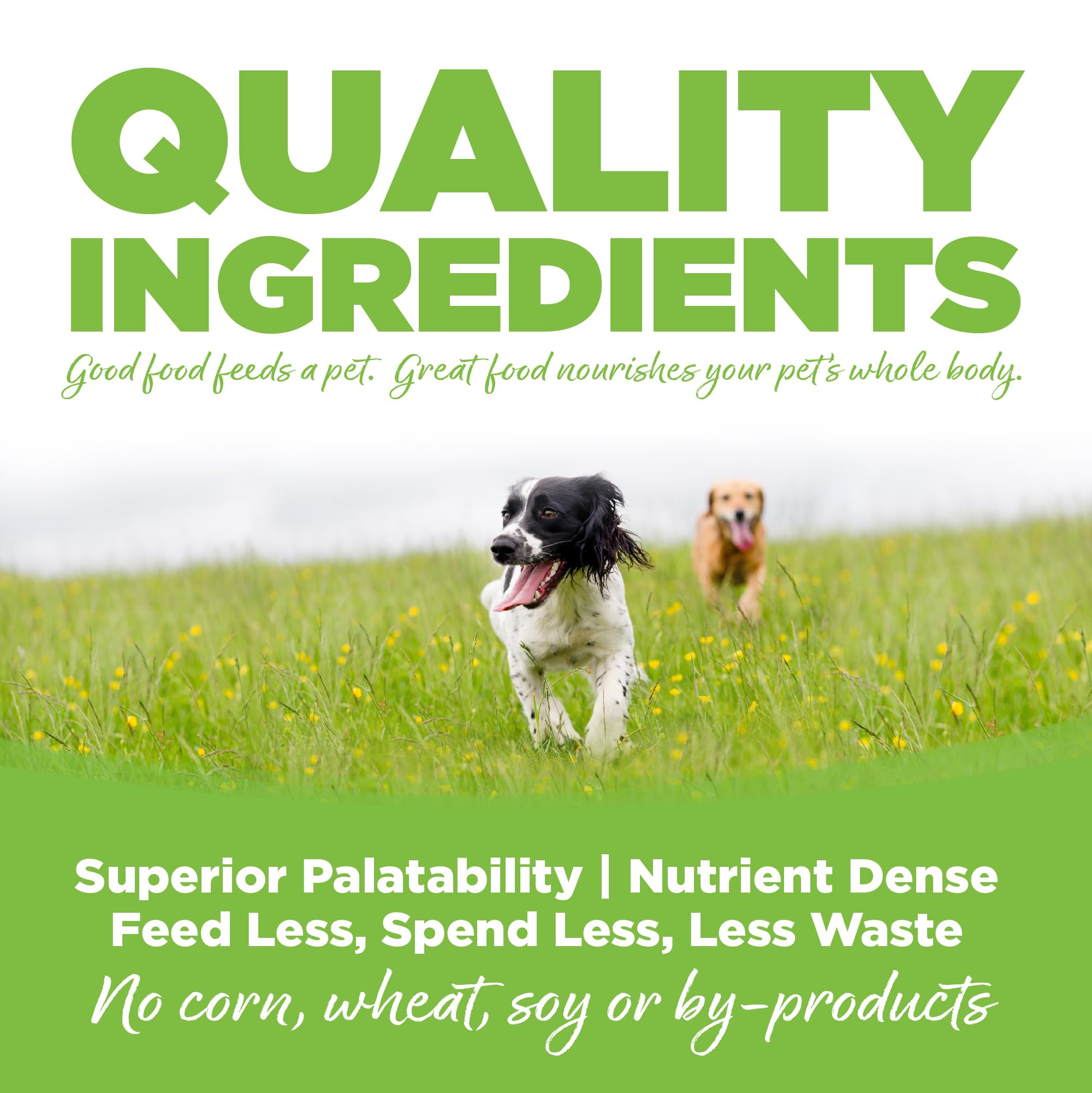 NutriSource contiene Omega-3 y Omega-6 para piel y pelaje saludables.