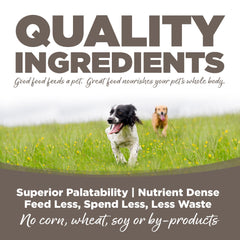 NutriSource con prebióticos y probióticos para soporte digestivo suave.