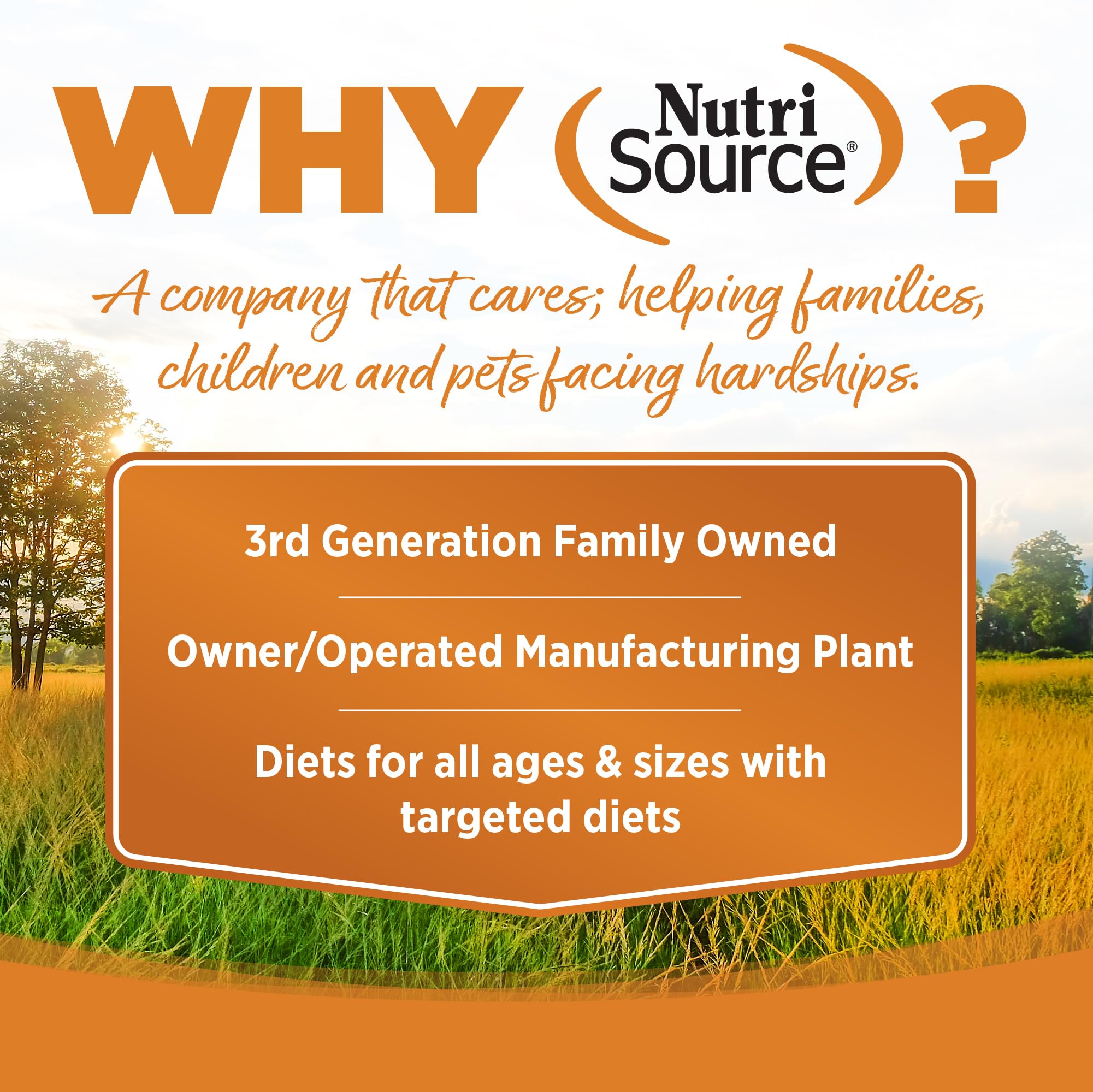 NutriSource con prebióticos y probióticos para una digestión estable.