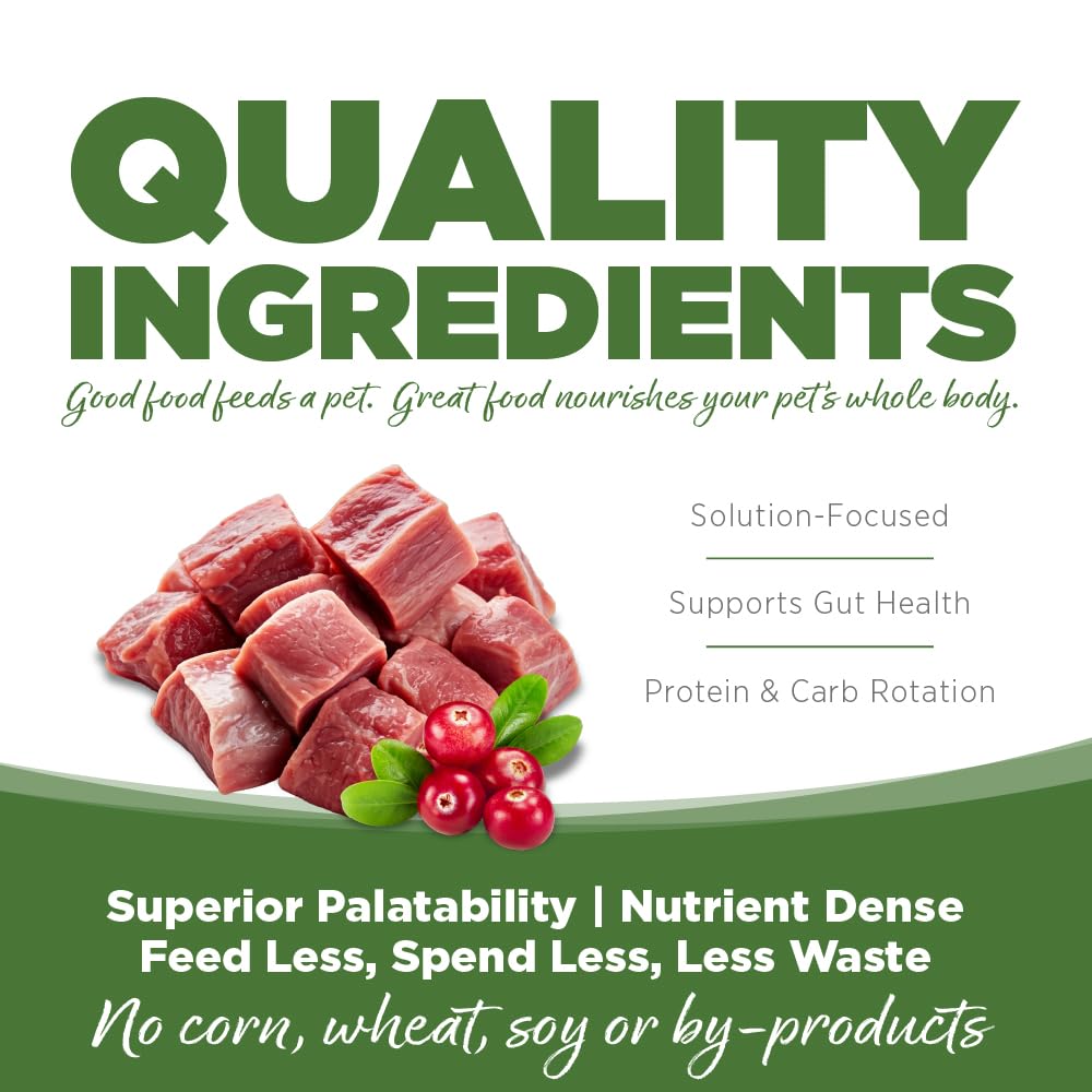 NutriSource Pure Vita pato-arandano ingredientes-clave: omega-3 y minerales