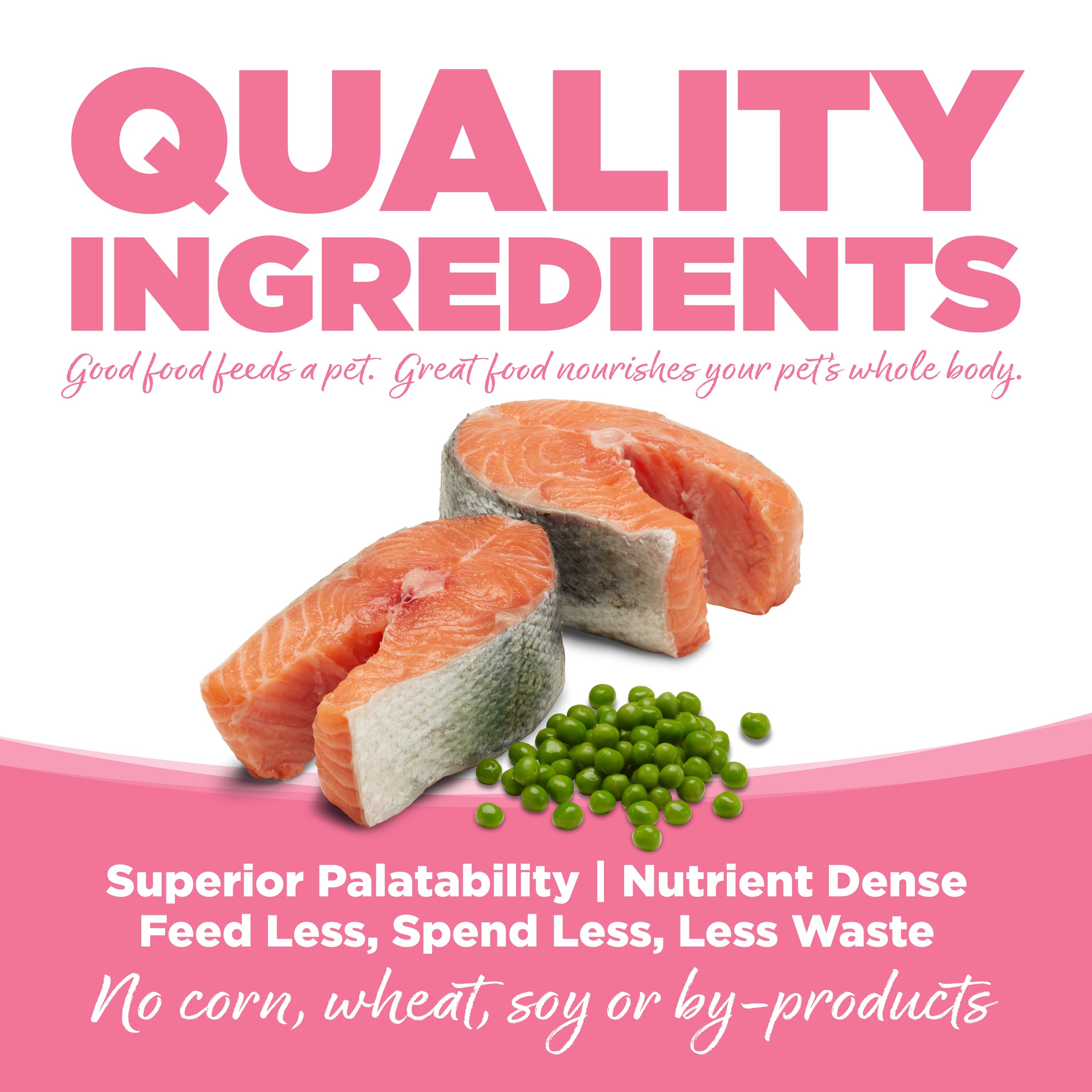 Proteína única de salmón de NutriSource Pure Vita para sensibilidades