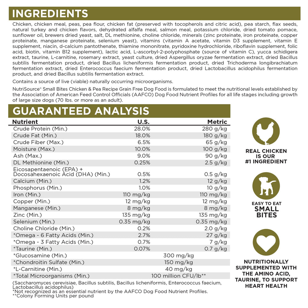 NutriSource rotación de proteínas para diversidad nutricional y digestión equilibrada.