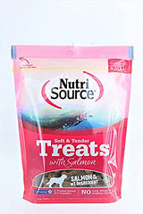 NutriSource salmón premio para perros, recompensa sabrosa para entrenamiento diario.