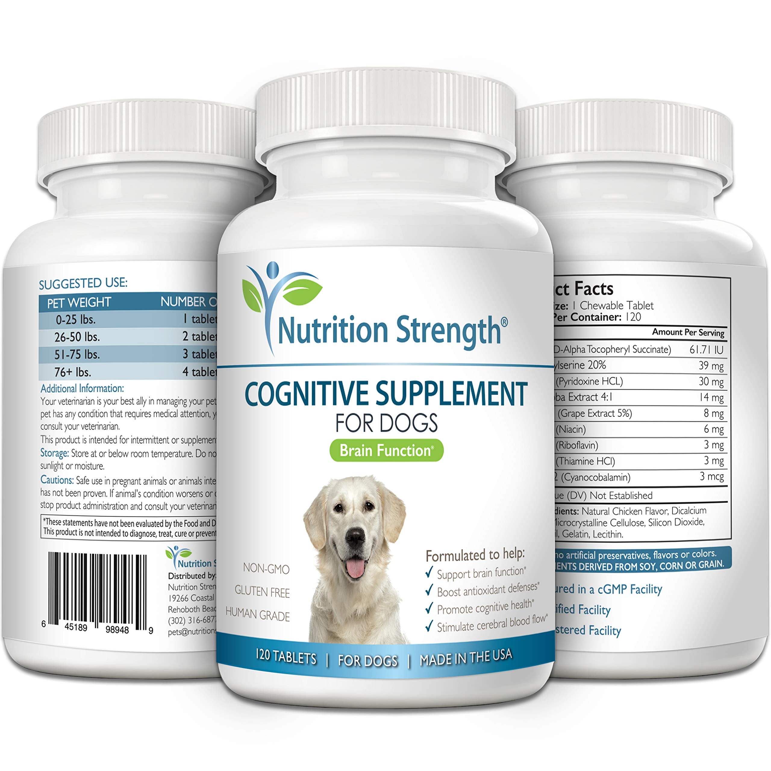 Nutrition Strength beneficios para perros mayores con apoyo nutricional diario