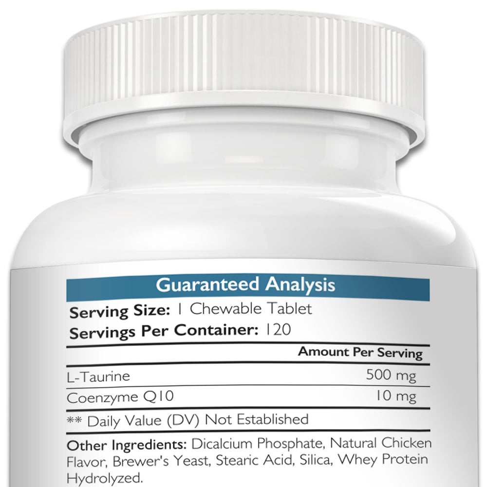 Nutrition Strength Taurina con CoQ10: etiqueta clara para control de ingredientes y uso seguro