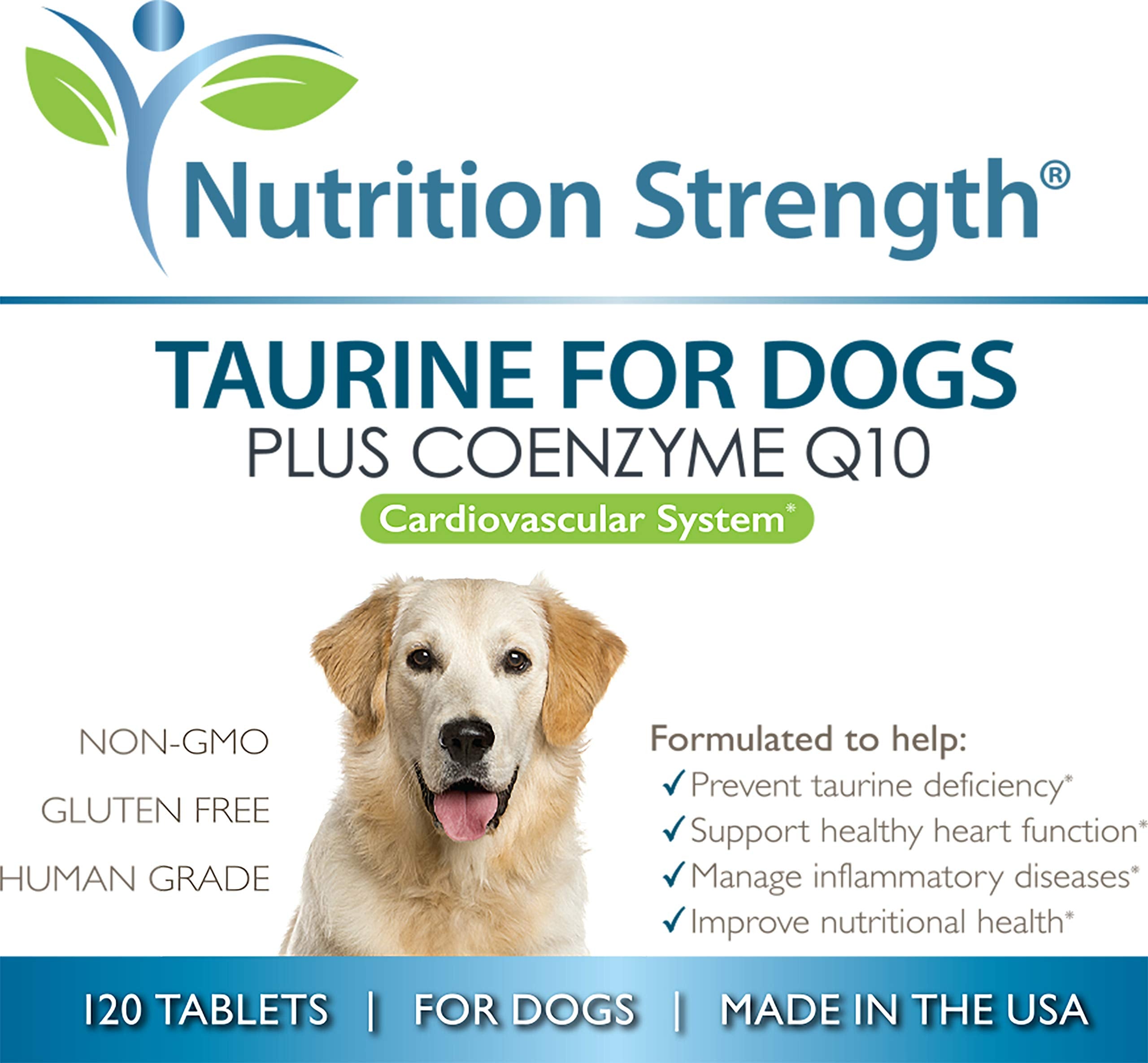 Nutrition Strength Taurina para perros: apoyo potencial a la salud cardíaca y bienestar general