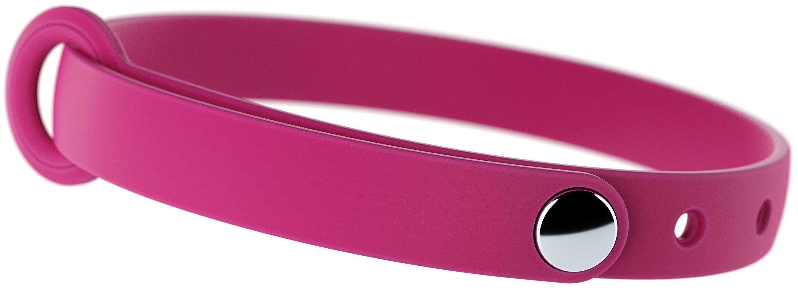 Nuvuq collar desprendible rosa, ajuste adaptable para gatitos en crecimiento.