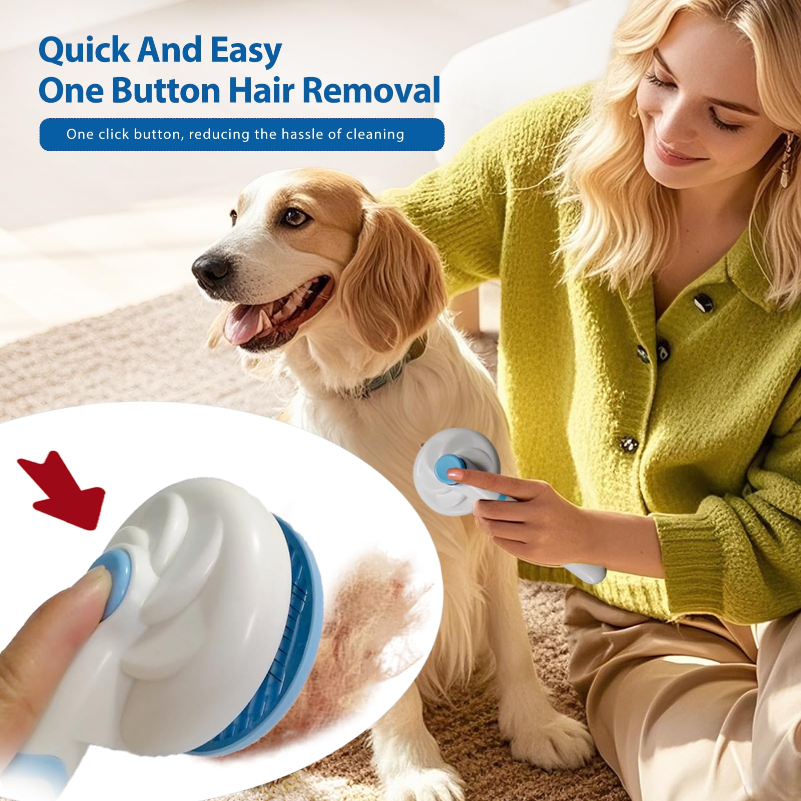 NVNAN guantes-aseo-perros-masaje, eliminan pelos sueltos y estimulan la circulación de la piel
