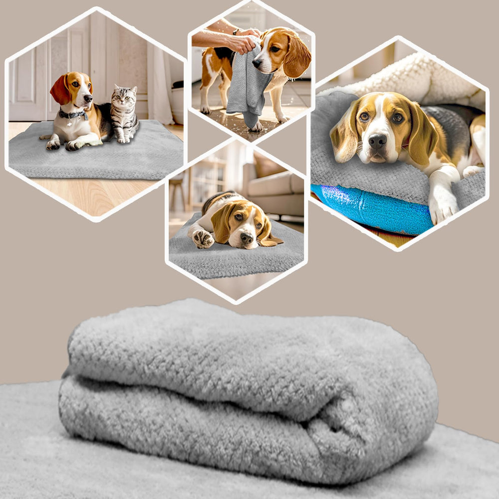 NVNAN toalla para viaje, tamaño 102 x 61 cm para perros grandes.