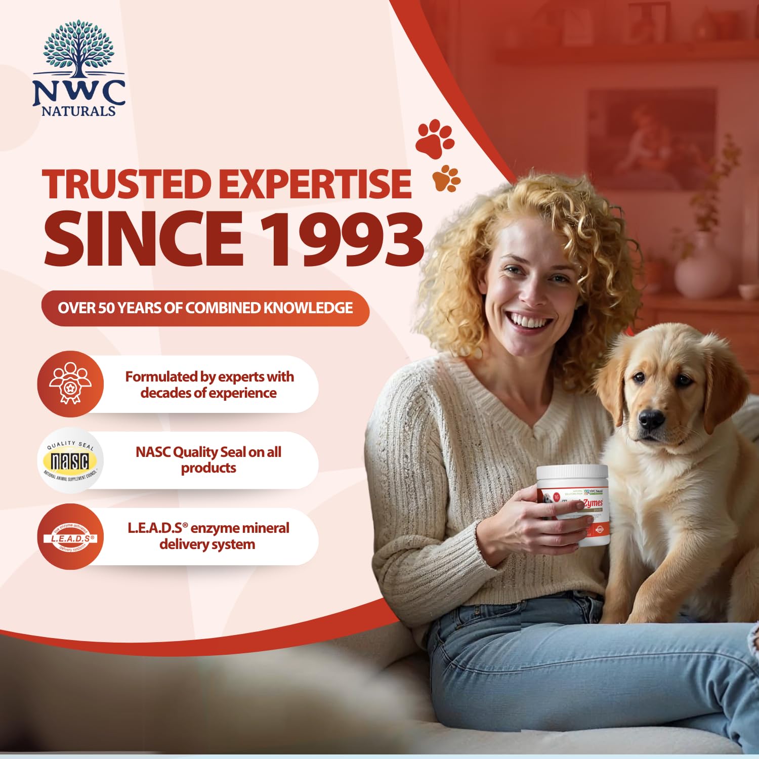Total-Zymes y Total-Biotics como combinación para apoyo intestinal.