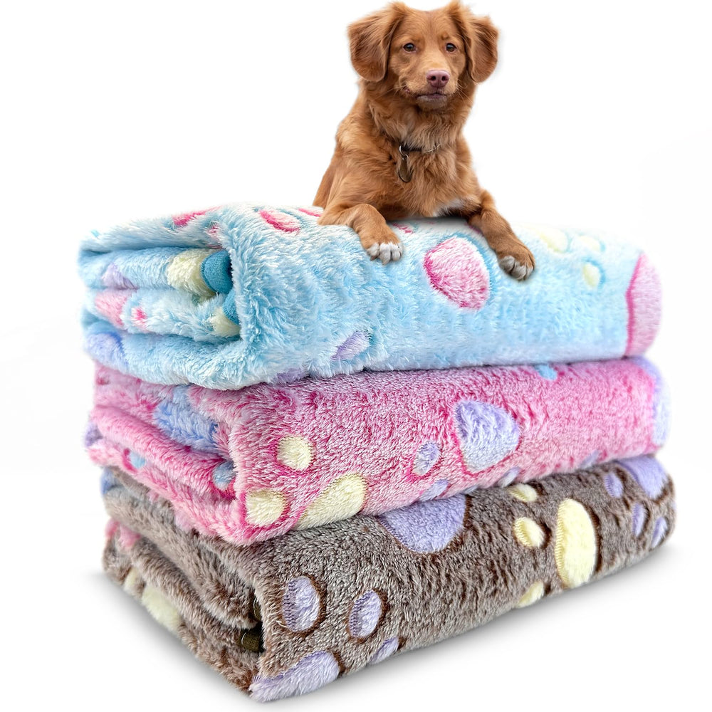 Manta NXDZI rosa 30x20, suave y absorbente para perros, ideal para siestas.
