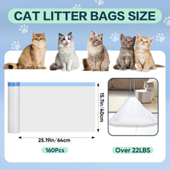 NXPPYY bolsas compatibles con Litter Robot 3 y 4 para limpieza sin complicaciones.