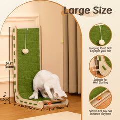 Nxwjoy rascador con juguete interactivo para estimular juego y movimiento.