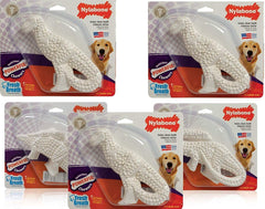 Nylabone 5 Pack Dinosaurio Dental, morder suave que ayuda a limpiar dientes y controlar placa