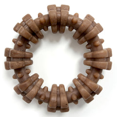 Nylabone Anillo Texturizado para masticación fuerte y mantener al perro ocupado.