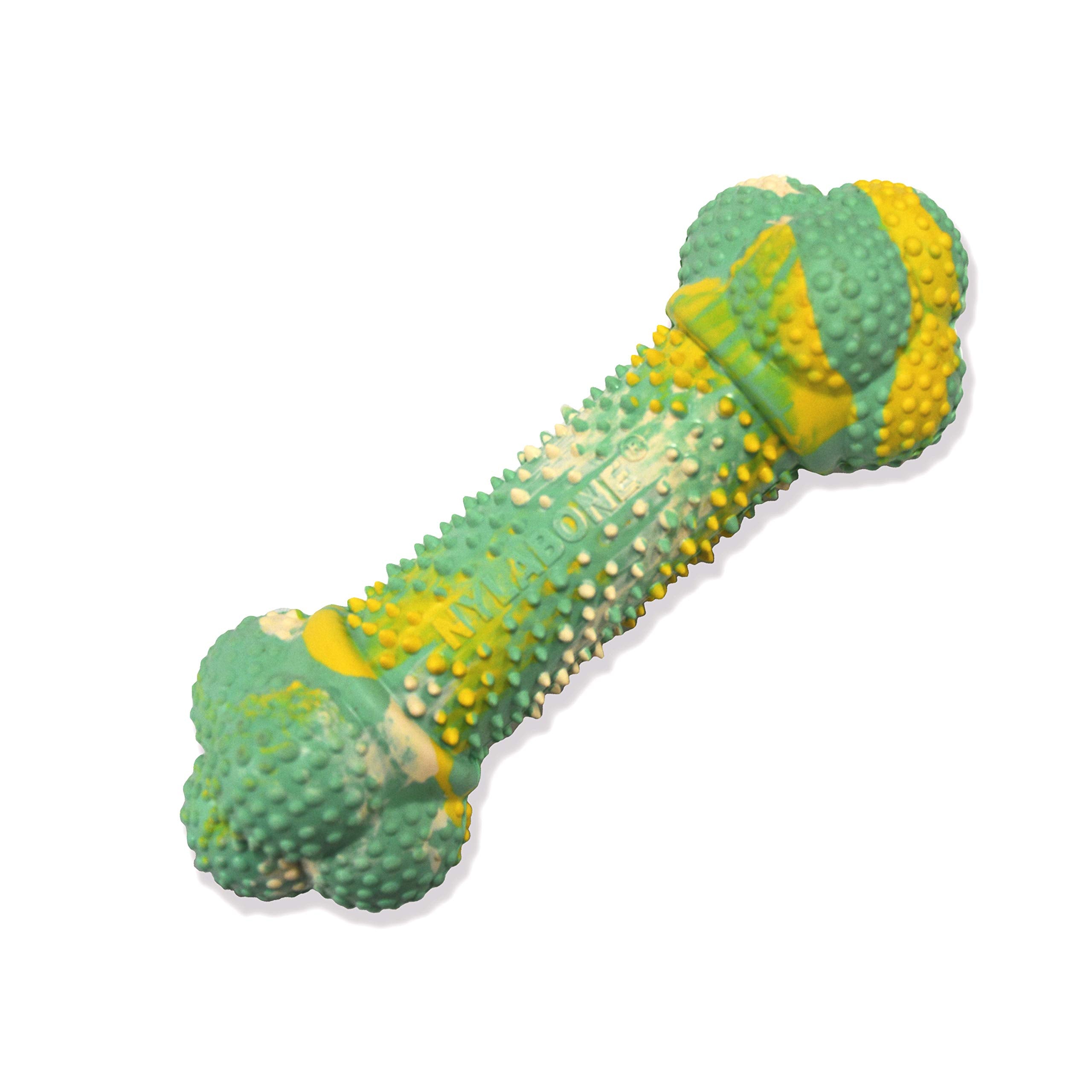 Nylabone barra mordida para cachorros, alivia la dentición y mantiene entretenido.