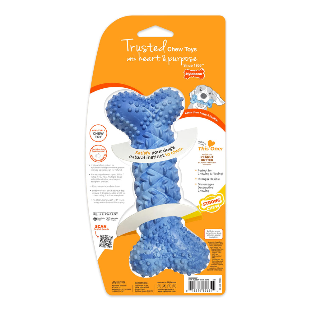 Nylabone Braid Bone diversión y masticación saludable