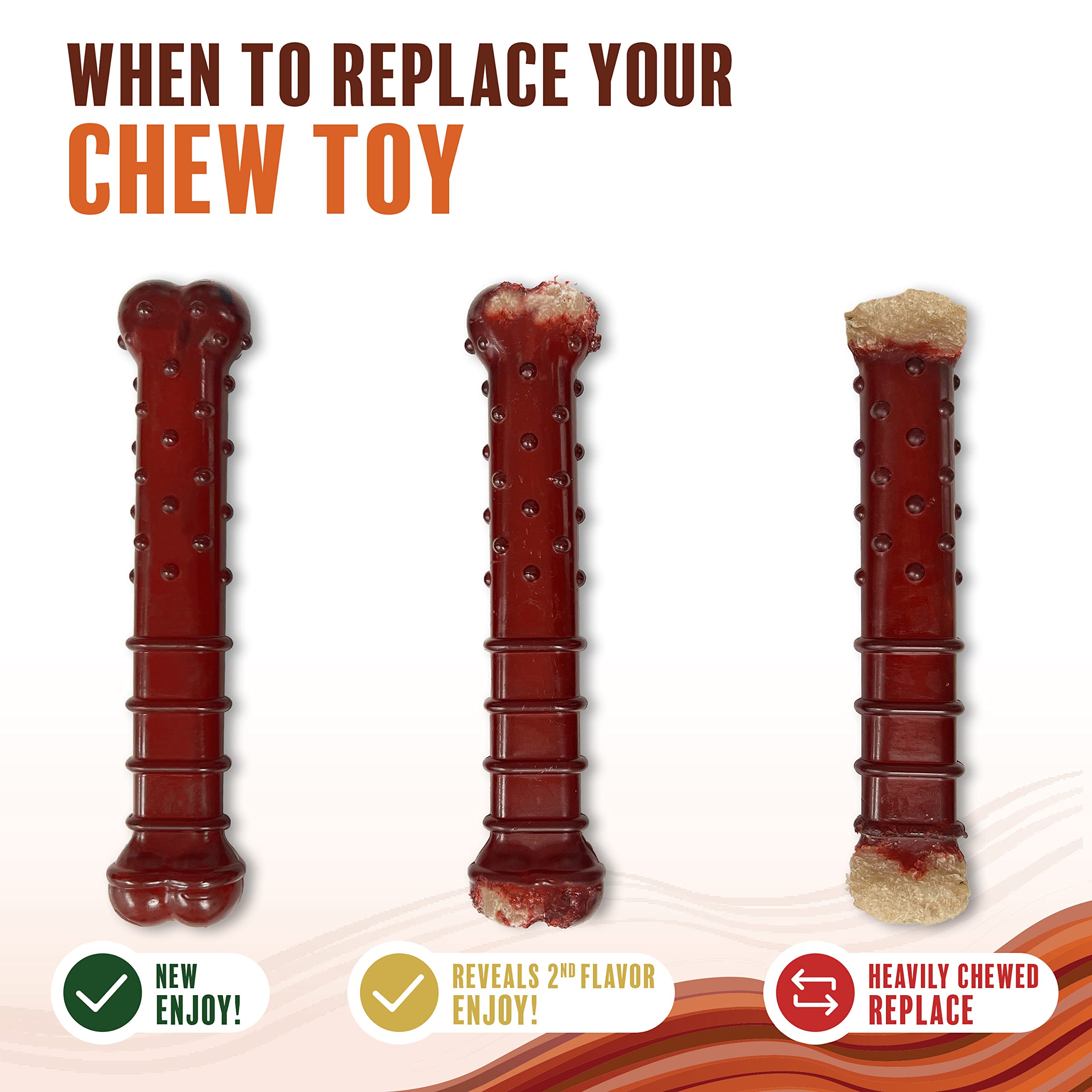 Nylabone entretenimiento duradero para perros activos.