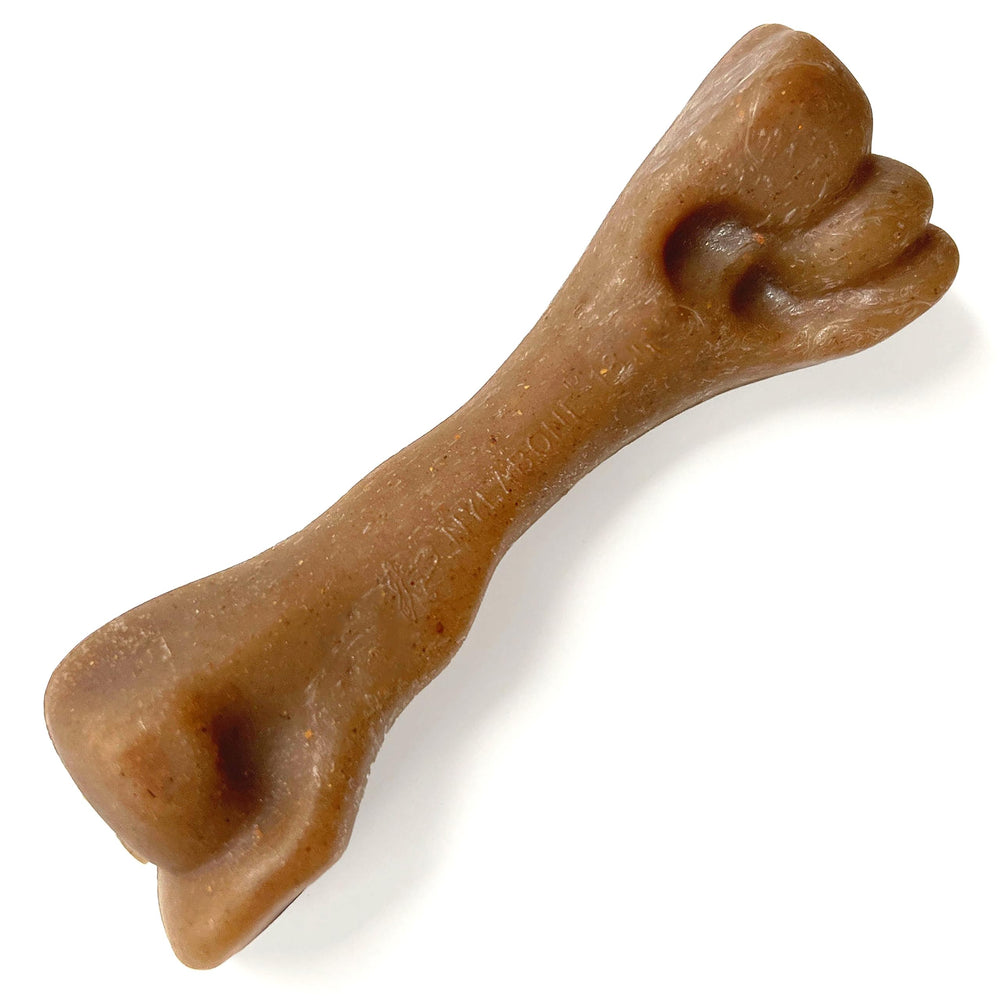 Nylabone femur auténtico: hueso duradero para perros activos.