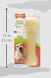 Nylabone FlexiChew, hueso sabor pollo, ideal para masticación moderada y entretenimiento