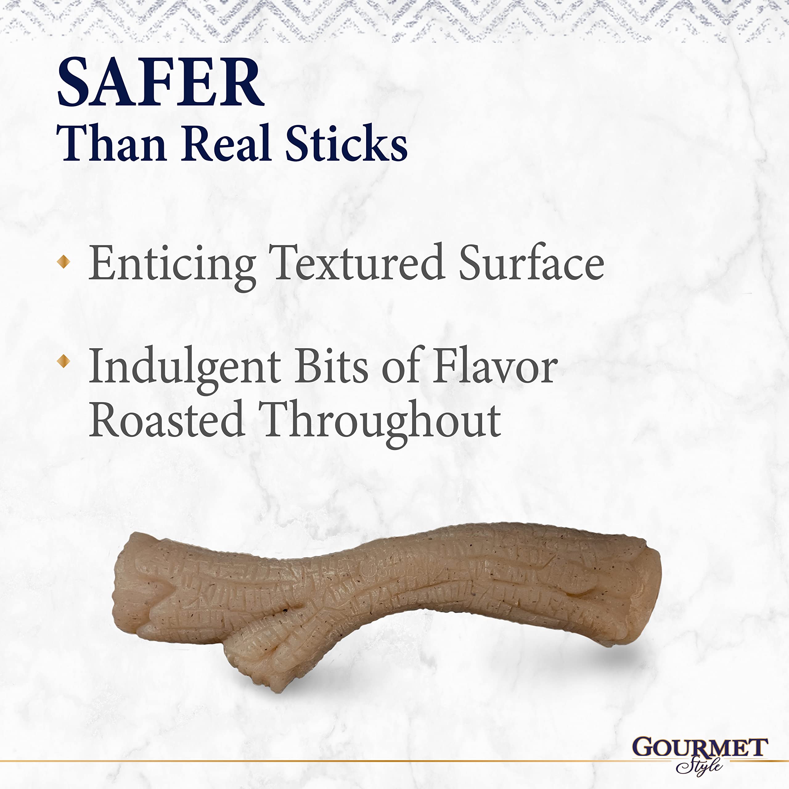 Mordedor Nylabone Gourmet Style, textura crujiente para masticación